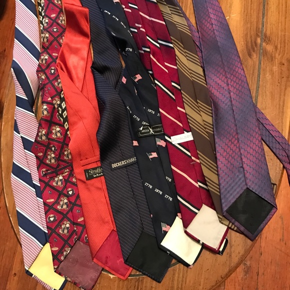 Bundle of 👔 tie 8 tie ck ,haston ,dockers career - Picture 6 of 7
